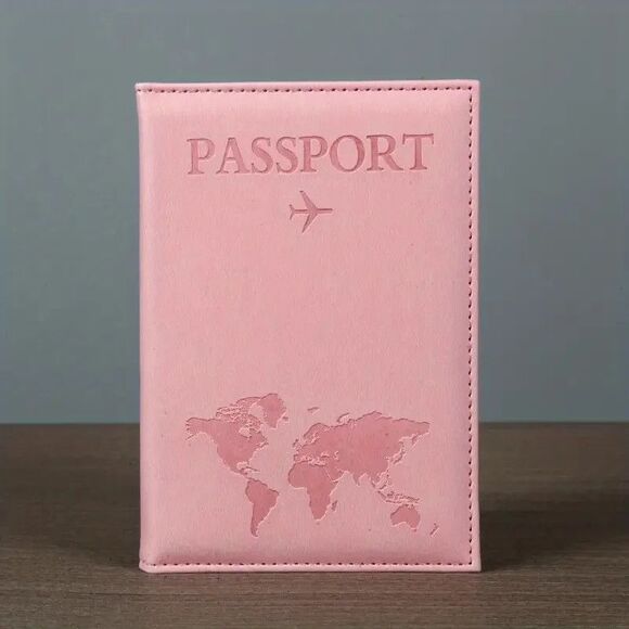 Passport wallet travel handy pink padded adventure inside pocket traveler NWT - Picture 3 of 5